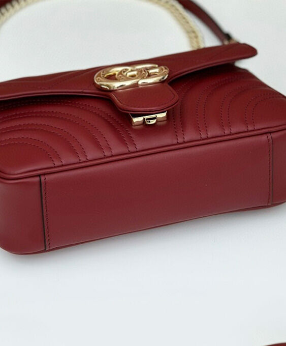 Gucci GG Marmont Small Shoulder Bag 443497 Mauve